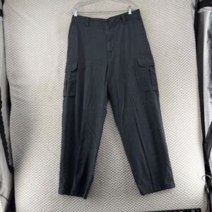 Vintage 90s Structure Clothing Men's Gray Cargo Pants Utility Workwear‎ Casual